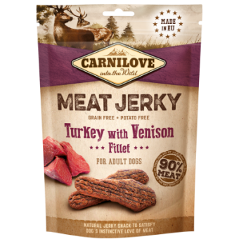 Carnilove Jerky Turkey with Venison Fillet 100 g